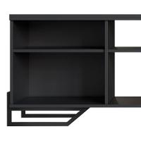 Rack Industrial 180 Cm 2 Pt Com Tela Em Metal 1027 Preto Pp Preto