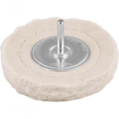 Roda De Feltro/Pano 4X1/2" Haste 1/4" P/ Polimento Vonder