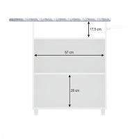 Tábua De Passar 2 Portas Branco Brilho Notável Móveis - 5