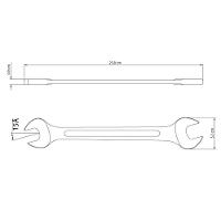 Chave Fixa 15/16x1" Tramontina Com Corpo Em Aço Especial Cromado Tramontina - 2