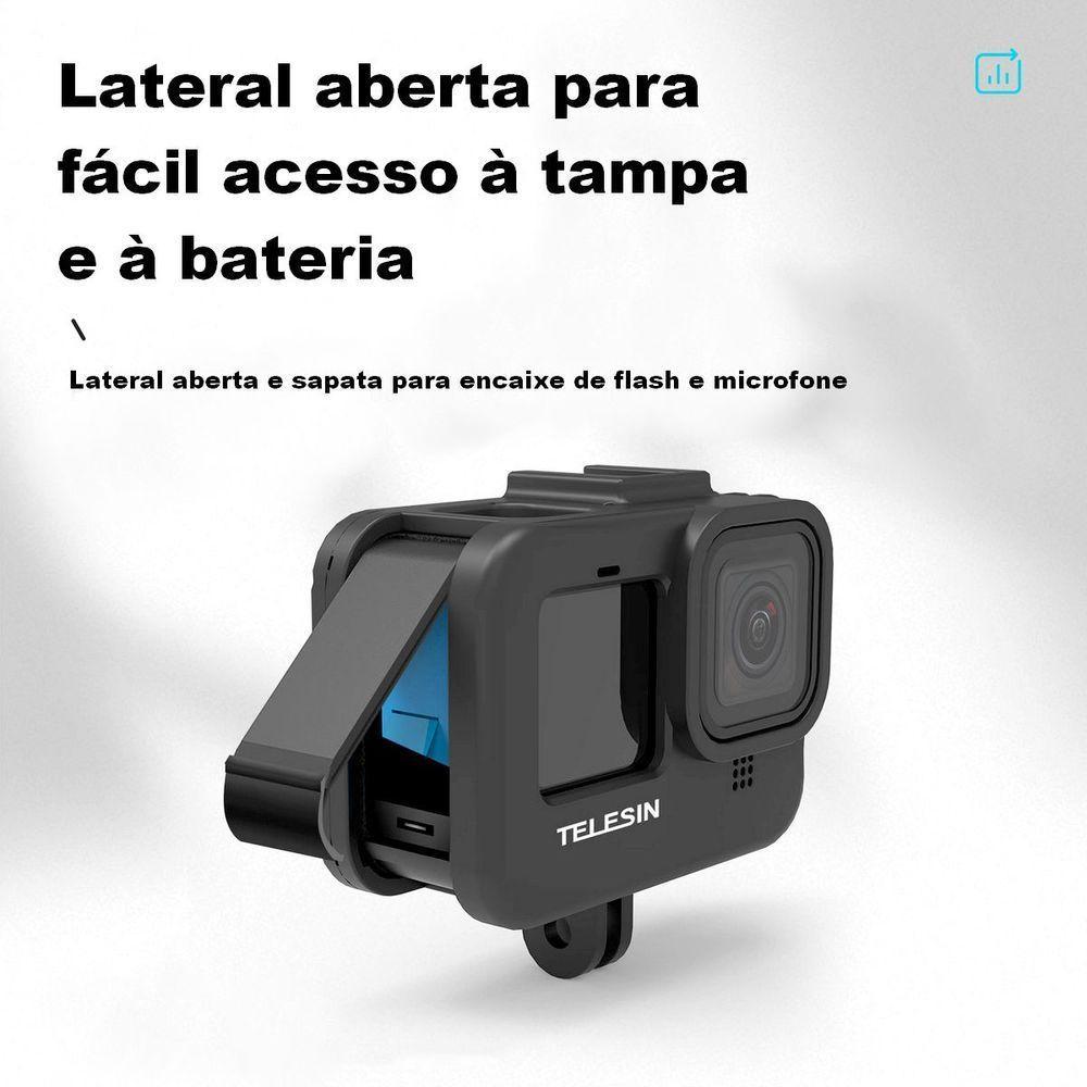 Suporte Armação Frame para Câmeras GoPro 9, 10 e 11 - Telesin - 5