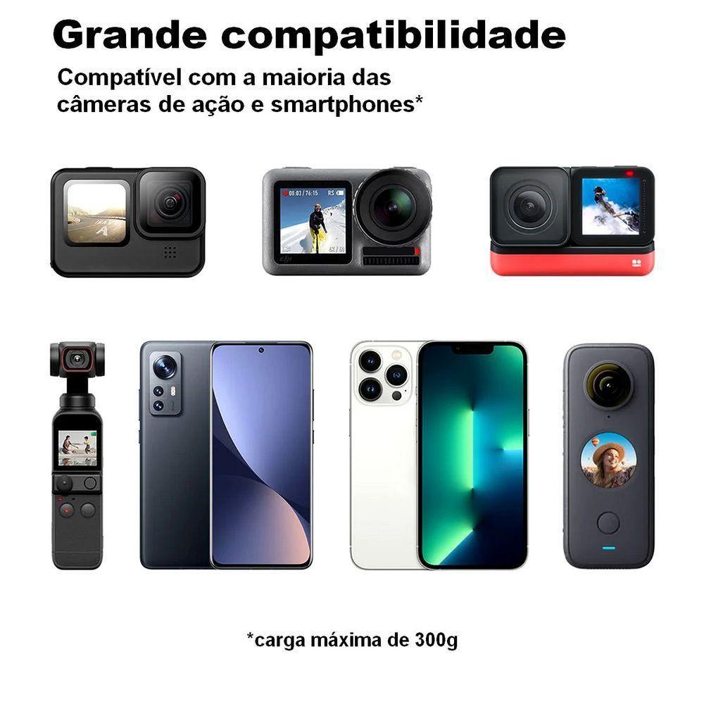 Bastão 3-Way Multifuncional 55cm para GoPro e Similares - Telesin - 2