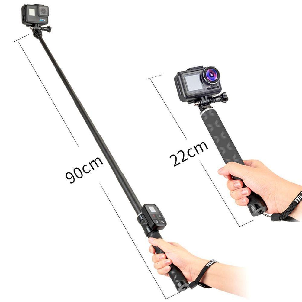 Bastão Selfie Fibra de Carbono 90cm GoPro e Similares - Telesin - 6