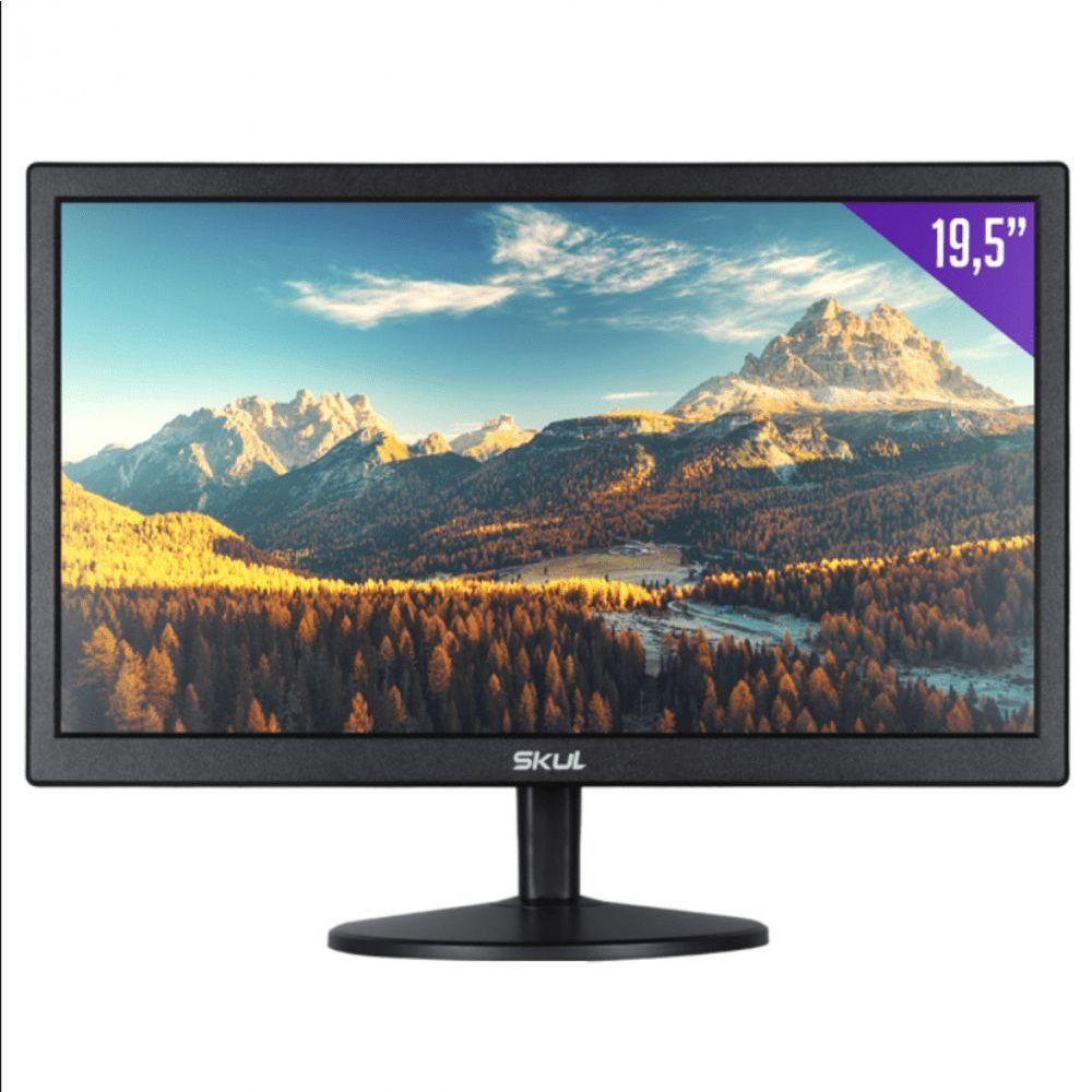 Monitor Skul 19,5" Office Led 5ms Com Entrada Hdmi+vga - Sm1955ms - 1