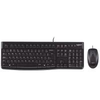 Combo Teclado E Mousecom Fio Logitech Mk120 - 920-004429 Preto