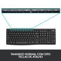 Kit Teclado E Mouse Sem Fio Logitech Mk270 - 3