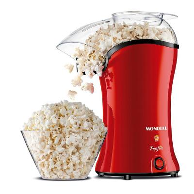 Pipoqueira Elétrica Mondial Popflix PP-03 1200W Vermelho 110V Preparo sem Óleo