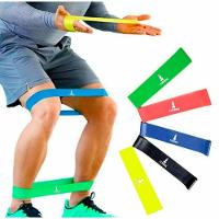 Kit 5 Faixas Elásticas Exercícios Pilates Ginástica - 1