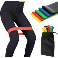 Kit 5 Faixas Elásticas Exercícios Pilates Ginástica - 3