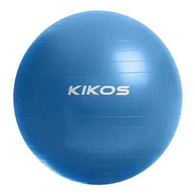 Bola de Ginástica 65cm para Pilates e Exercícios Antiestouro Superfície Rugosa Azul Kikos
