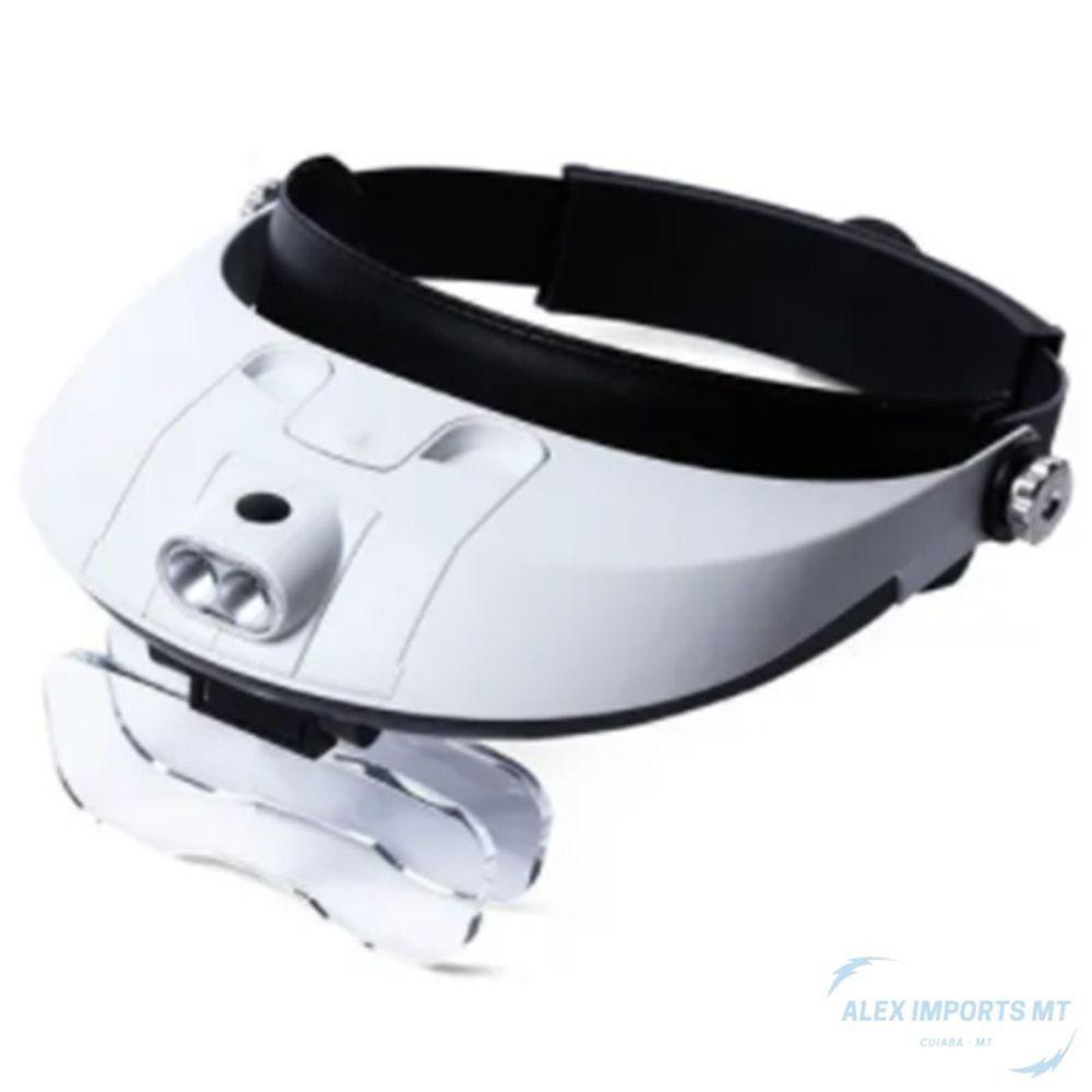 Lupa Cabeça Luz Led Estética Dentista Design Moderno - 3