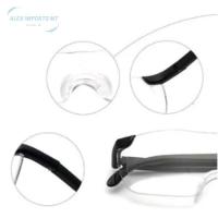 Lupa óculos Aumento 250% Reparos Leitura Oculos Mais Prático - 3
