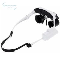 Lupa óculos 4 Lentes Profissionais Para Reparos Eletronicos - 3