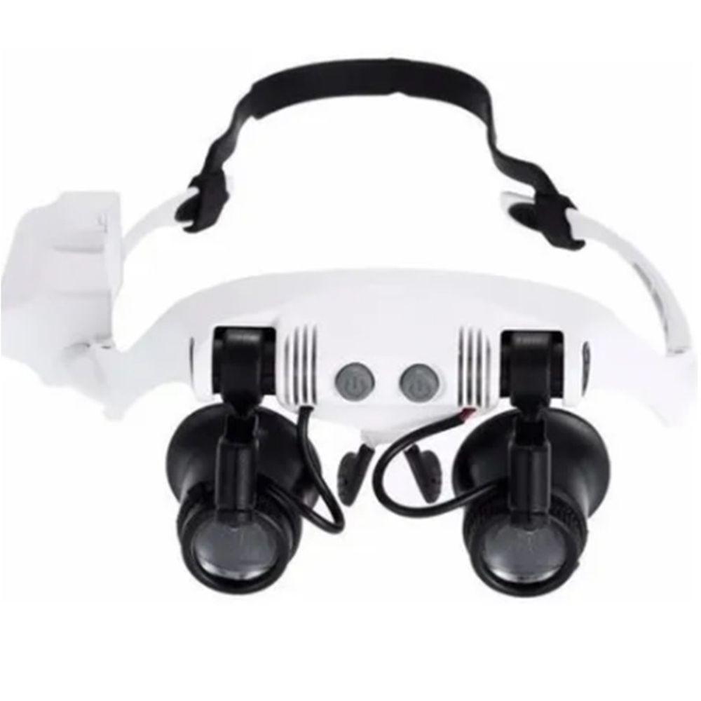 Lupa Óculos 4 Lentes Profissionais Para Trabalhos Minuciosos - 2