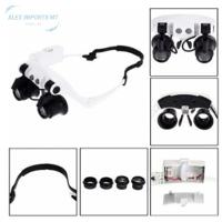 Lupa Óculos 4 Lentes Profissionais Para Trabalhos Minuciosos - 1