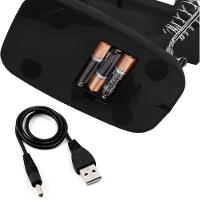 Lupa de Mesa com Garras e Iluminação LED USB Lorben - 1