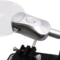 Lupa de Mesa com Garras e Iluminação LED USB Lorben - 7