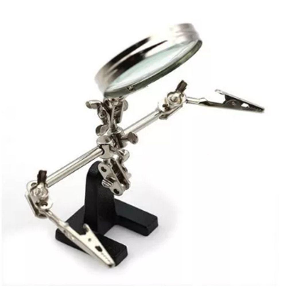 Lupa De Mesa Auxiliar Com Suporte Com Placa - 3