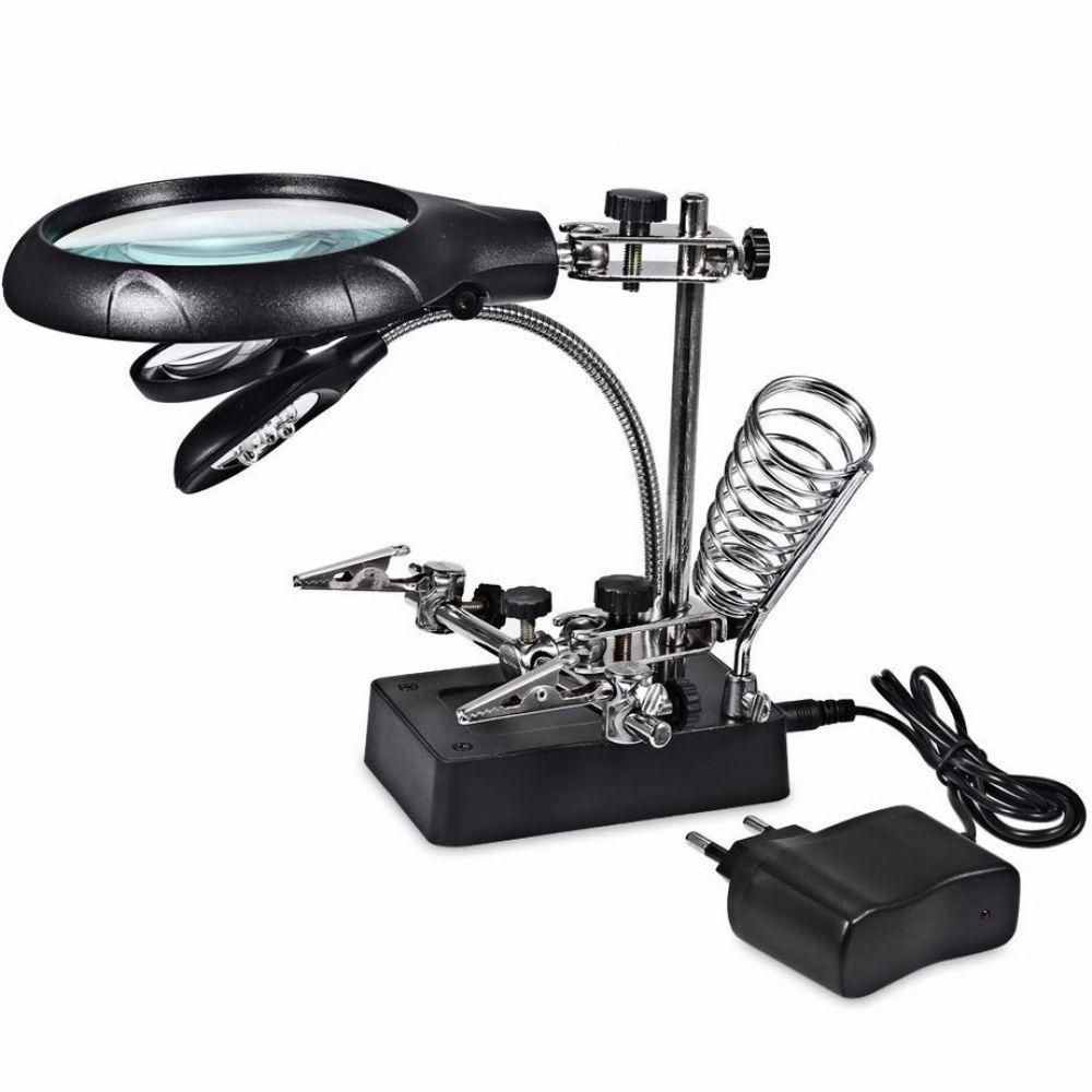 Lupa de Mesa com Garras e Iluminação LED - Lorben  - 3