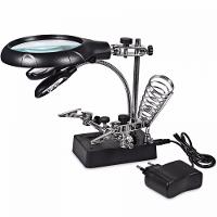 Lupa de Mesa com Garras e Iluminação LED - Lorben 