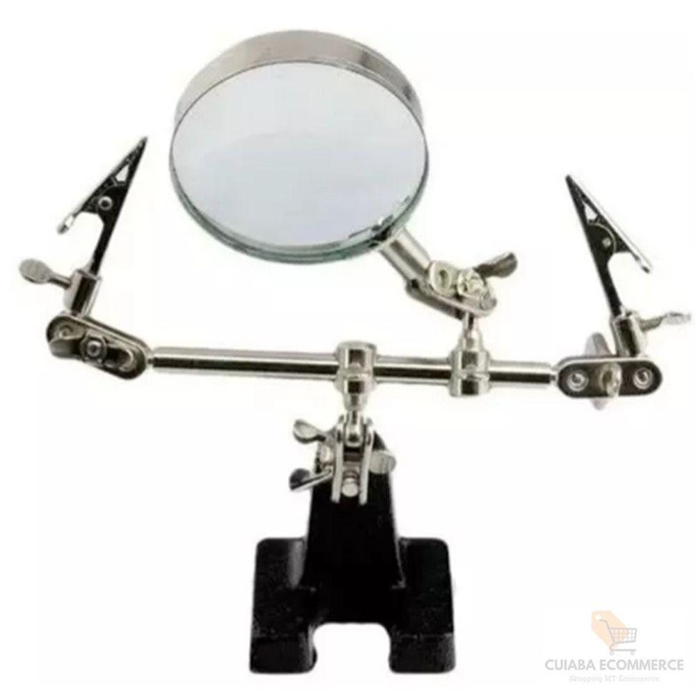 Lupa De Bancada Com Suporte Trabalhos De Manutenção - 5