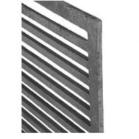 Grelha 10x100cm Sem Caixilho Em Ferro Fundido - 2