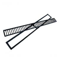 Grelha 20x100cm C/ Caixilho Em Ferro Fundido - 1