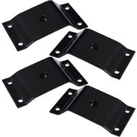 Kit 4 Chapinhas Inclinada 10º Fixação Pés Palito Rosca - 1