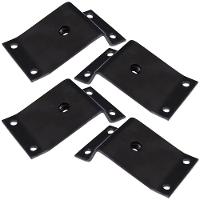 Kit 4 Chapinhas Inclinada 15º Fixação Pés Palito Rosca - 1