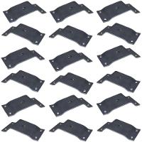 Kit 18 Chapinhas Inclinada 10º Fixação Pés Palito Rosca - 1