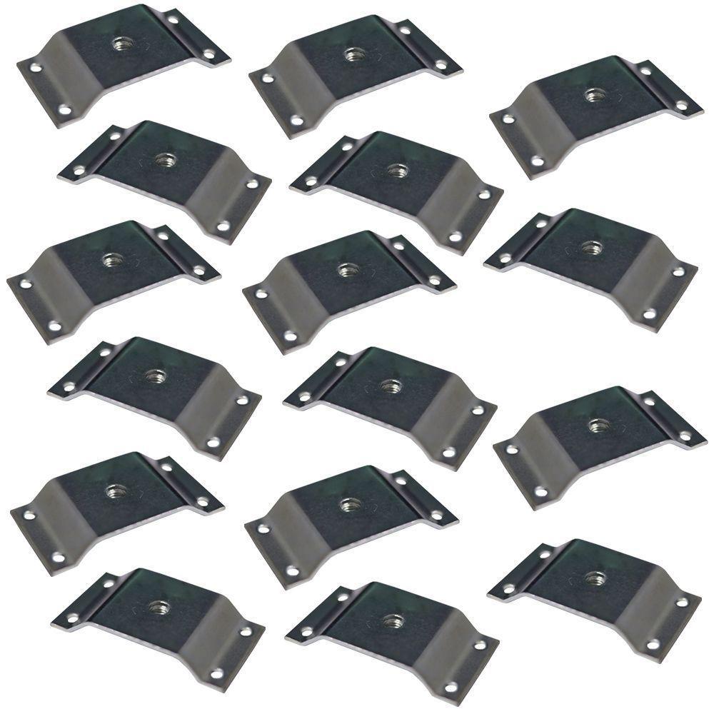 Kit 16 Chapinhas Elevada Fixação Pés Palito Rosca 5 16 - 1