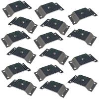 Kit 16 Chapinhas Elevada Fixação Pés Palito Rosca 5 16 - 1