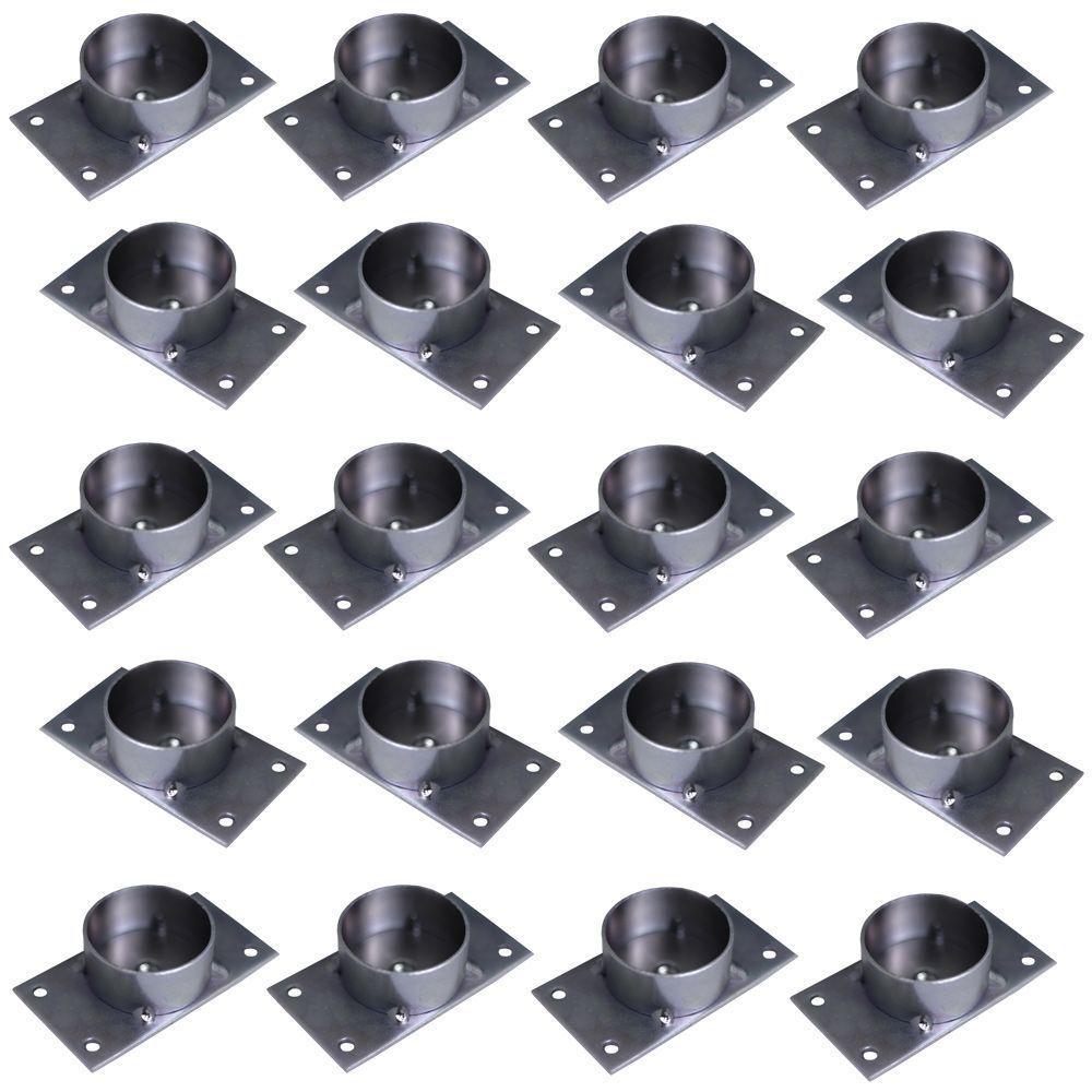 Kit 20 Chapinhas Reta Com Tubo Fixação Pés Palito Rosca - 1