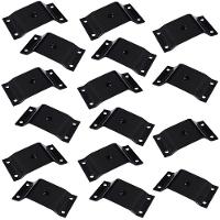 Kit 16 Chapinhas Inclinada 10º Fixação Pés Palito Rosca - 1