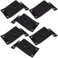 Kit 6 Chapinhas Inclinada 15º Fixação Pés Palito Rosca - 1