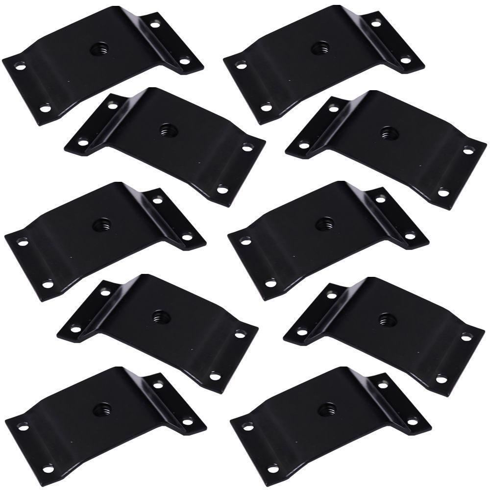 Kit 10 Chapinhas Inclinada 10º Fixação Pés Palito Rosca - 1