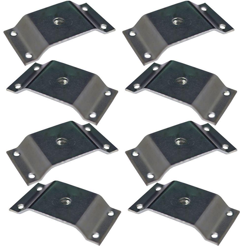 Kit 8 Chapinhas Elevada Fixação Pés Palito Rosca 5 16 - 1