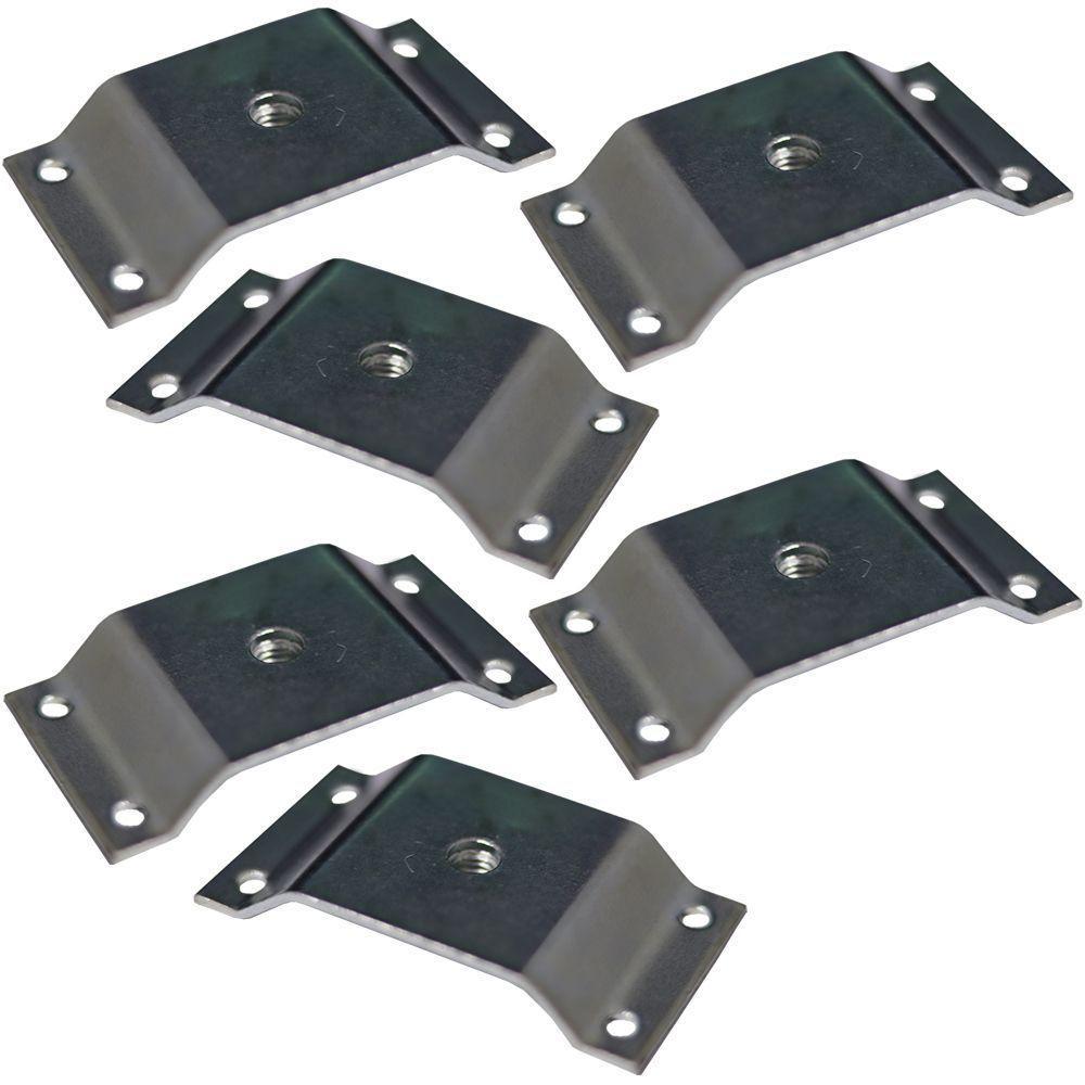 Kit 6 Chapinhas Elevada Fixação Pés Palito Rosca 5 16 - 1