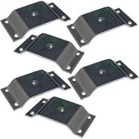 Kit 6 Chapinhas Elevada Fixação Pés Palito Rosca 5 16 - 1