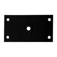 Kit 4 Chapinhas Reta Fixação Pés Palito Rosca 5 16 Preto - 3