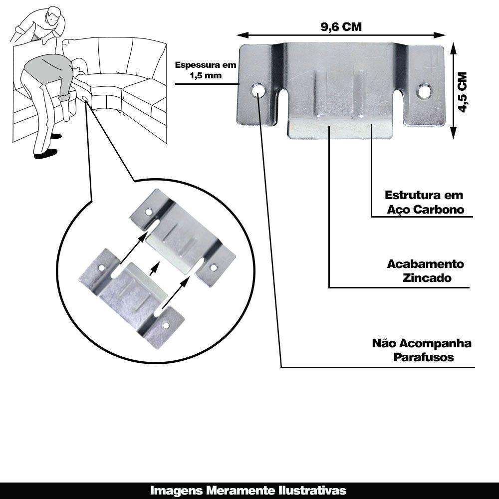 20 Pares De Conector De Encaixe Para Móveis - 7