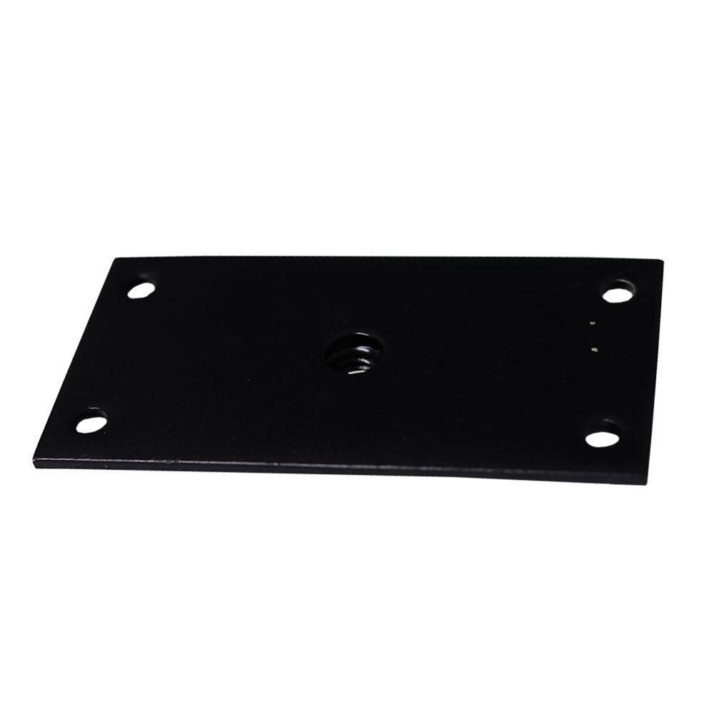 Kit 14 Chapinhas Reta Fixação Pés Palito Rosca 5 16 Preto - 4