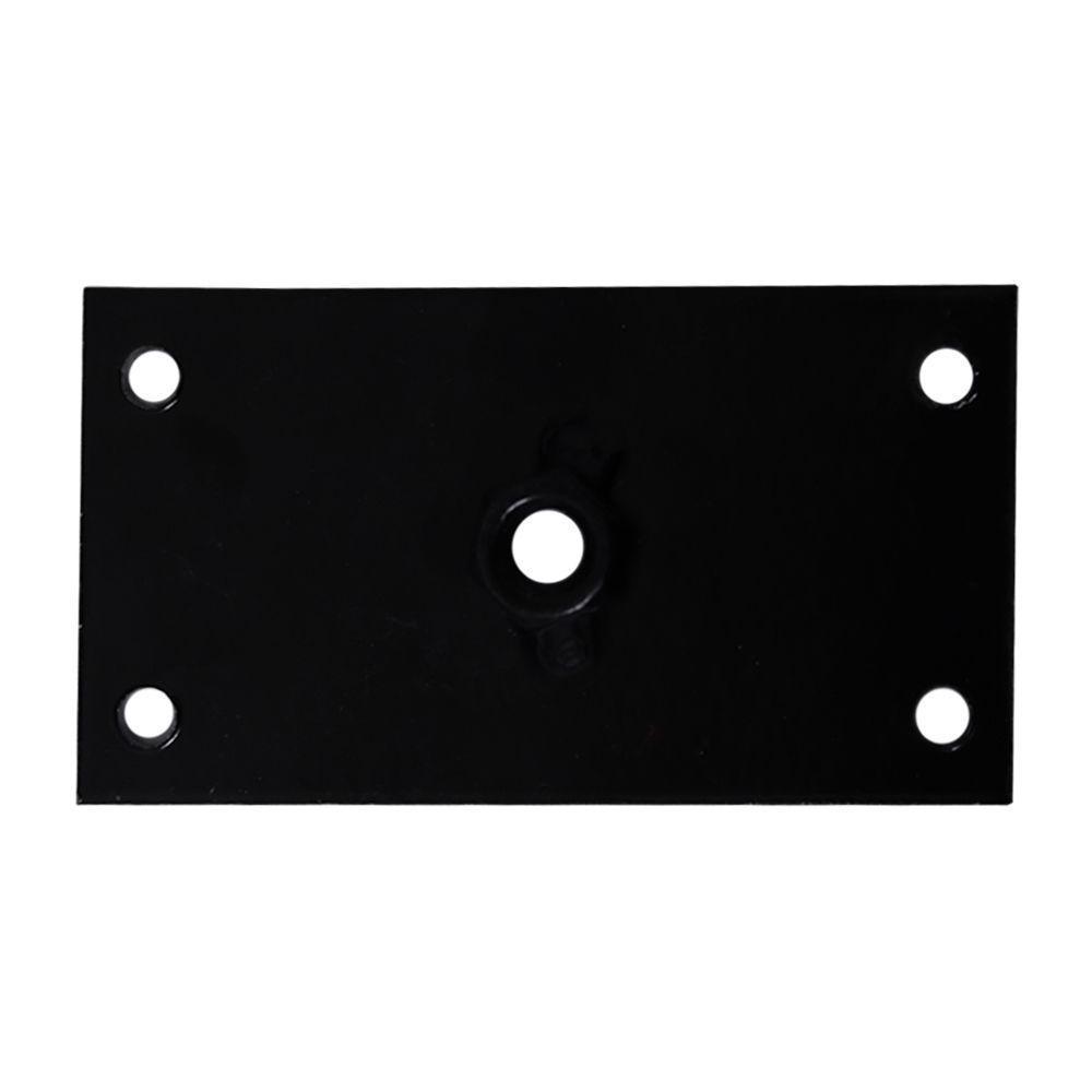 Kit 20 Chapinhas Reta Fixação Pés Palito Rosca 5 16 Preto - 3