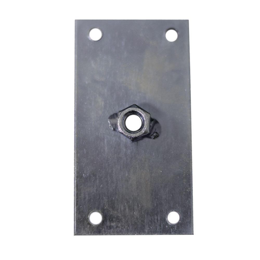 Kit 2 Chapinhas Reta Com Tubo Fixação Pés Palito Rosca - 3