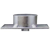 Kit 2 Chapinhas Reta Com Tubo Fixação Pés Palito Rosca - 10