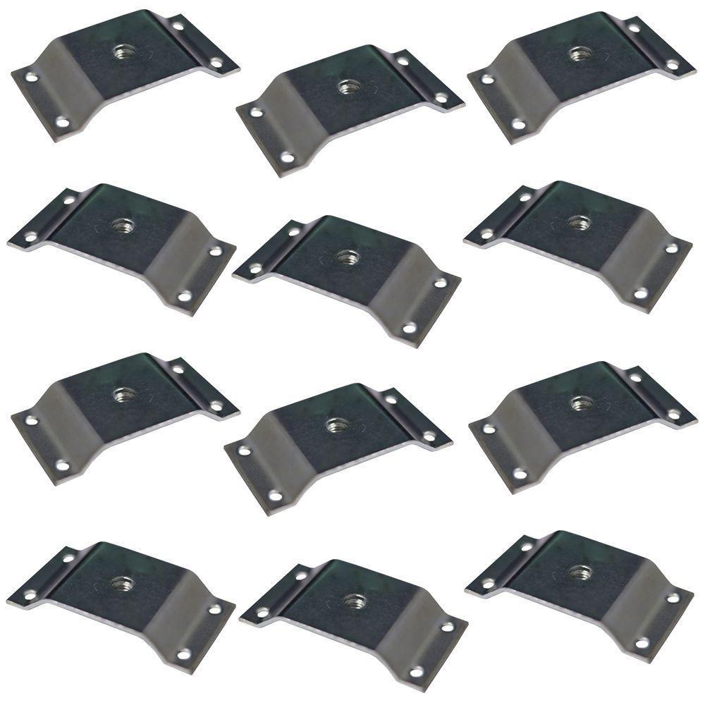 Kit 12 Chapinhas Elevada Fixação Pés Palito Rosca 5 16 - 1