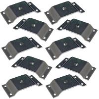 Kit 10 Chapinhas Elevada Pés Palito Rosca 5/16 Zincado - 1