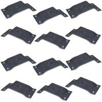 Kit 12 Chapinhas Inclinada 10º Pés Palito Rosca 5/16 Zincada - 1