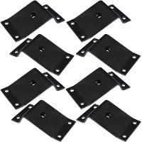 Kit 8 Chapinhas Inclinada 15º Pés Palito Rosca 5/16 Preto - 1