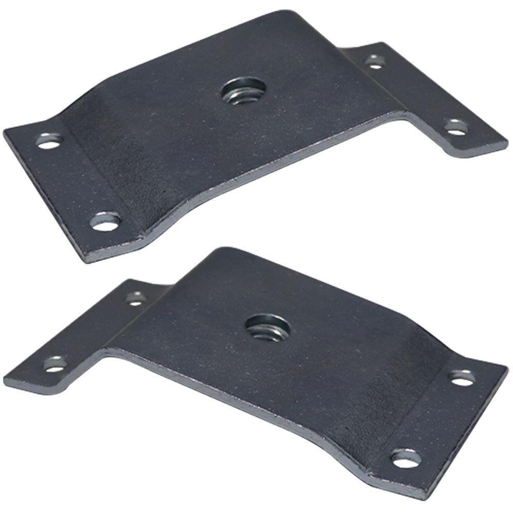 Kit 2 Chapinhas Inclinada 10º Pés Palito Rosca 5/16 Zincada - 6